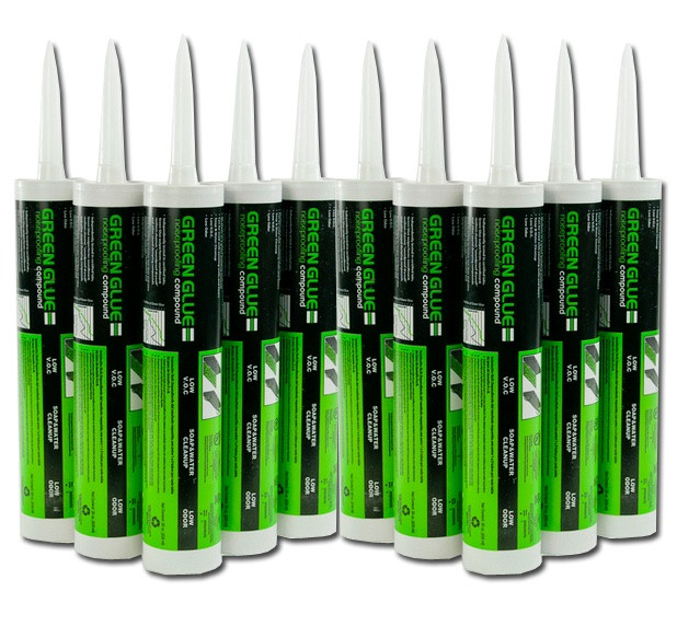 Green Glue Soundproofing Compound -  Case of 12 x 28oz Tubes