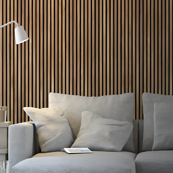 Wood Slat Acoustic Panel by DECIBEL