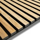 Wood Slat Acoustic Panel by DECIBEL -  120cmx60cm, Oak