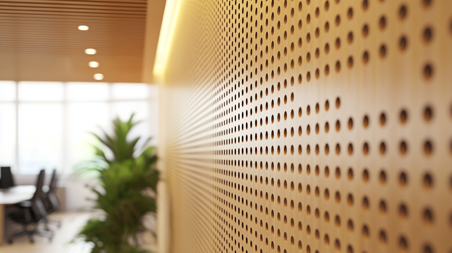 Perforated Wood Panels